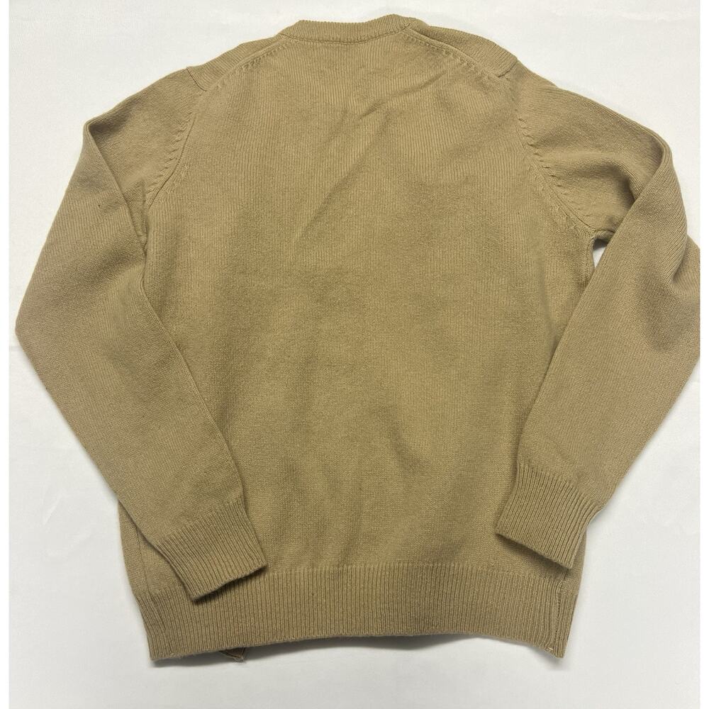 Archie Brown & Son 100% Lambswool Women’s Cardigan Camel Gold Sweater Size 40 - Picture 11 of 16